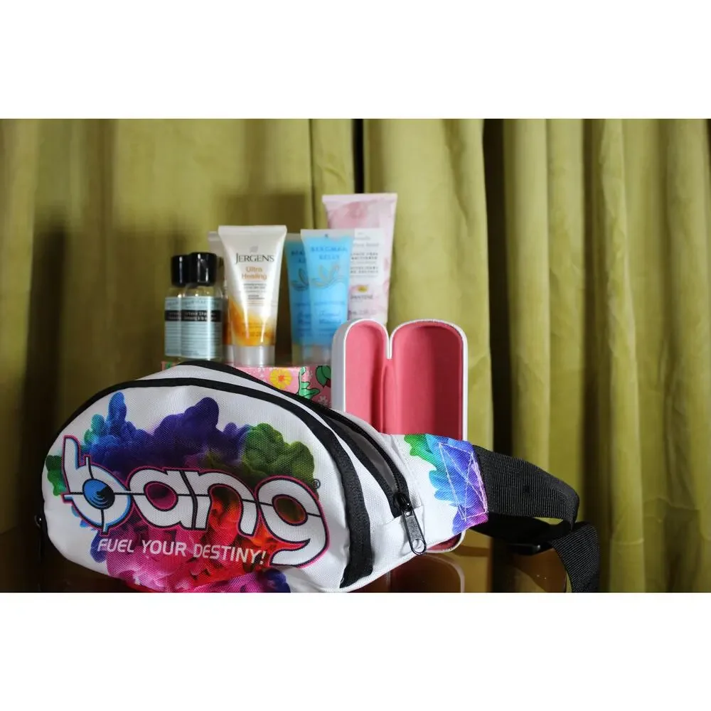 Bang Energy Fanny Pack with Travel Items